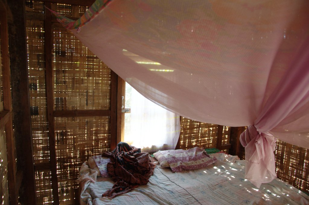 A mosquitio net (only slgihtly dusty).