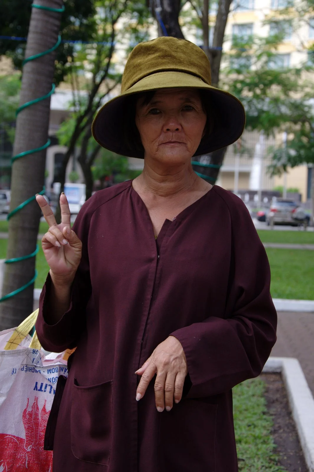 This lady was incredibly silent.
