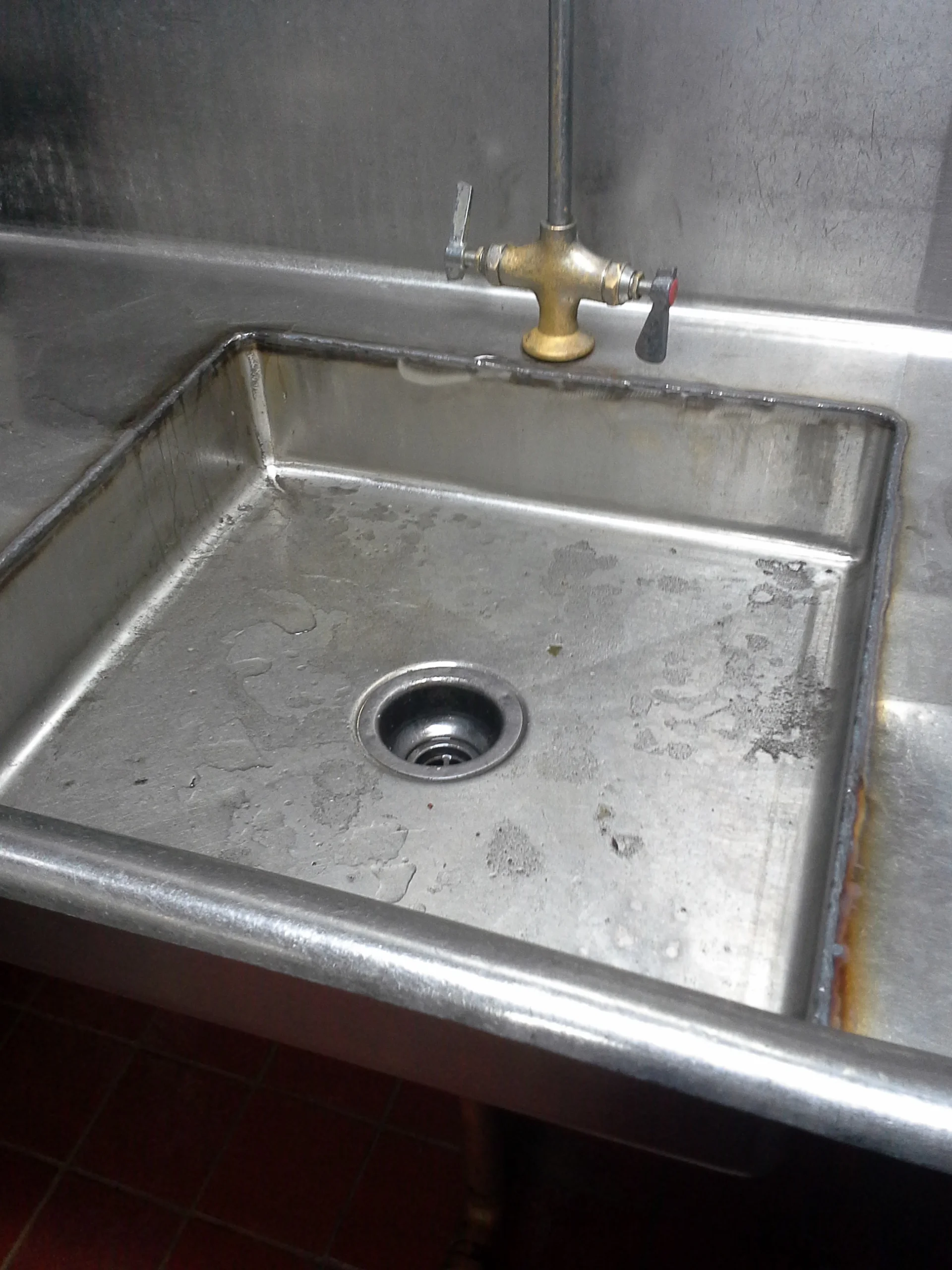 Stainless steel sink seam repair