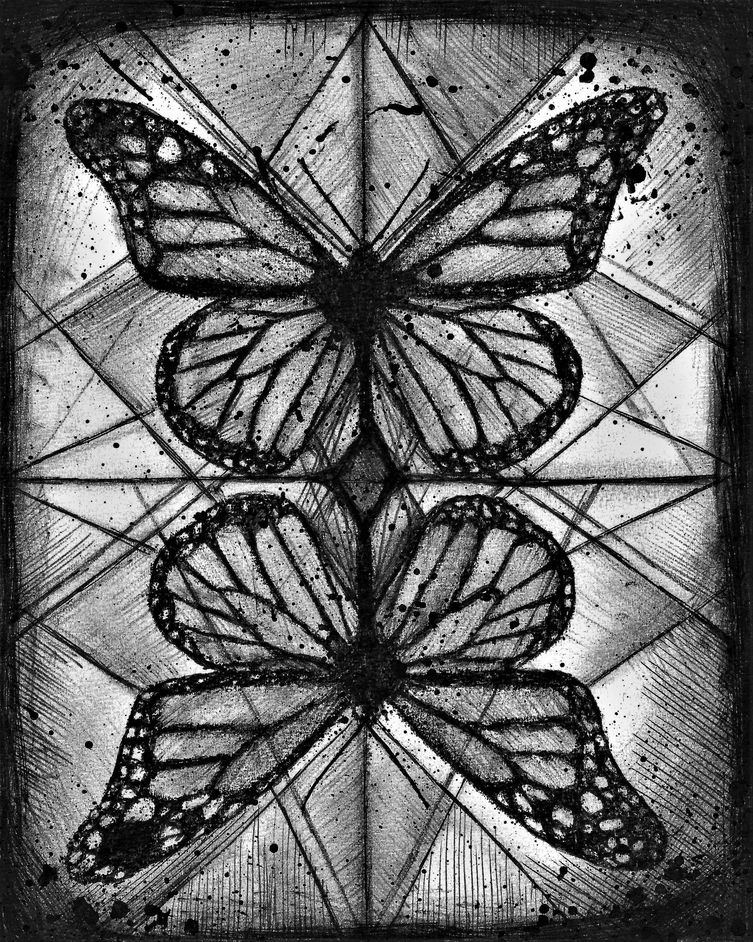 (Duality) pen and ink on paper