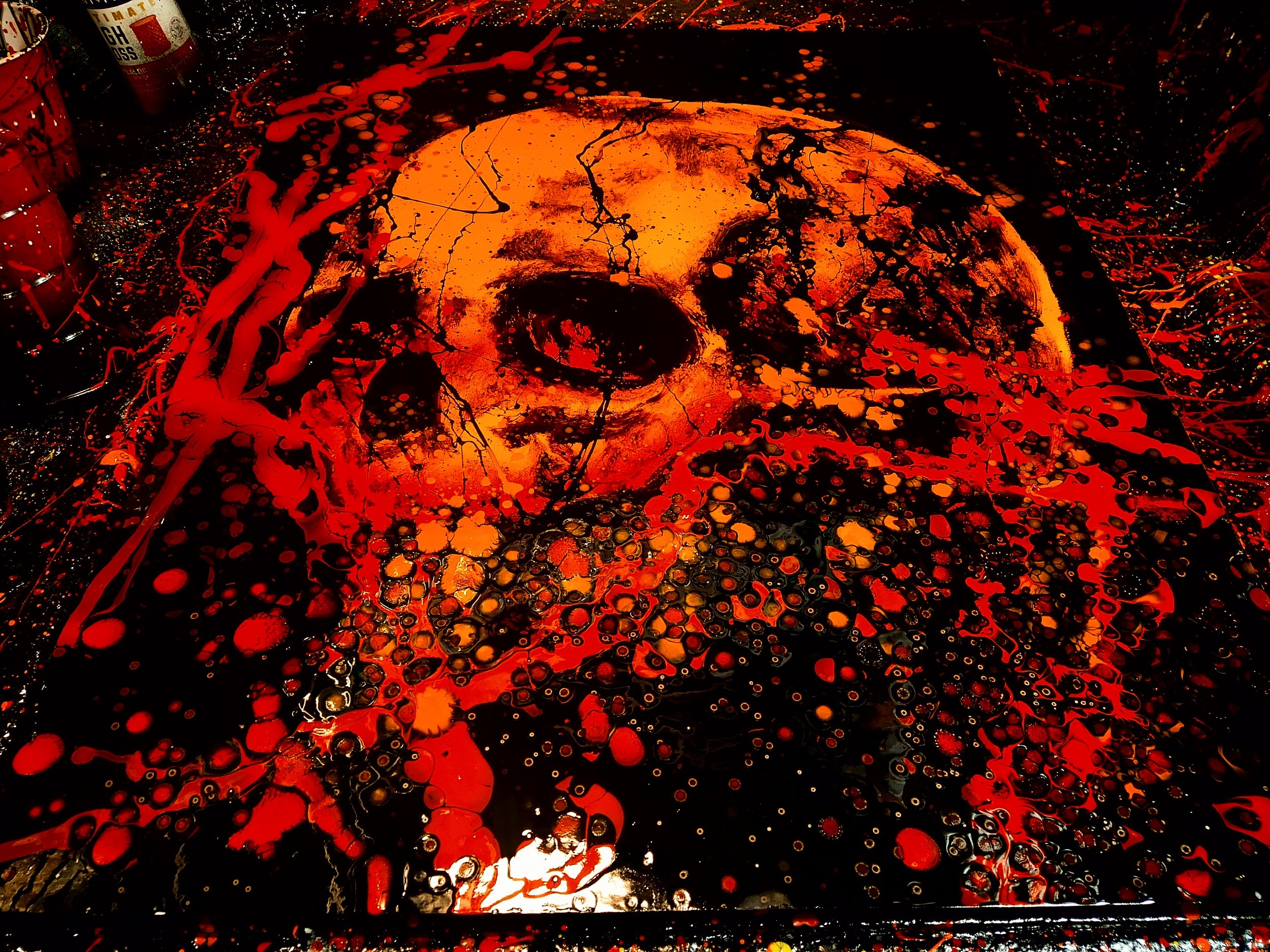 Orange Skull