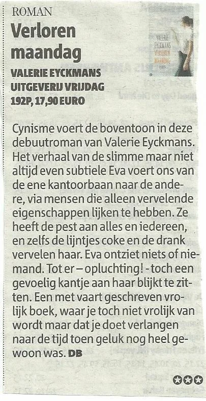 Gazet van Antwerpen 16 maart 2013