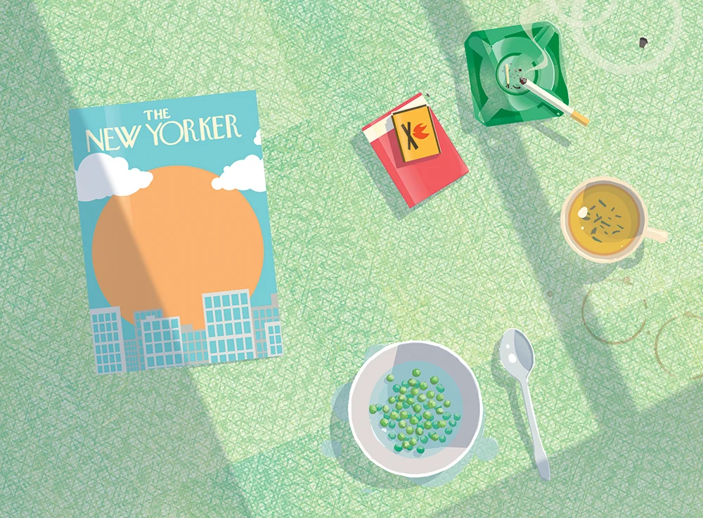 Breakfast. Salinger ate thawed peas for breakfast, and was fond of seaweed tea. 