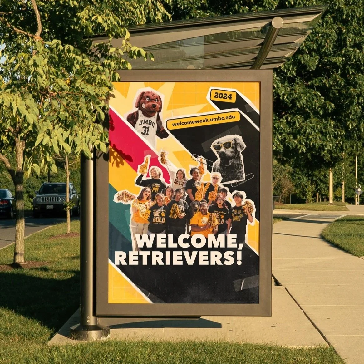 Welcome, Retrievers Bus Stop