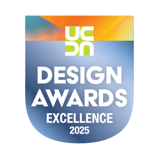 UCDA Design Awards Badge, Excellence, 2025