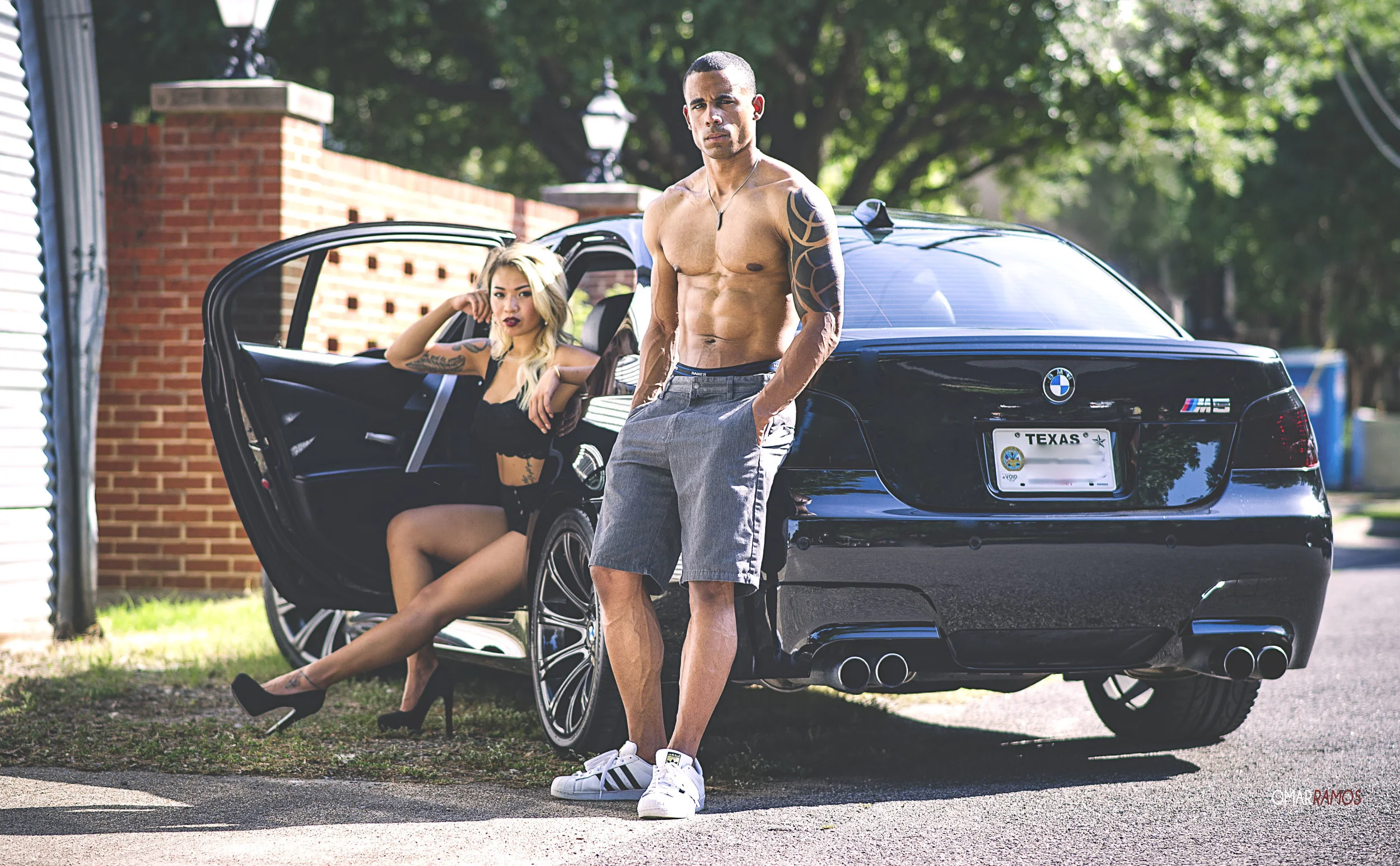 July "Models Kristi Le and Christopher Williams"