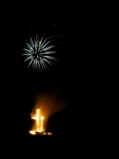 Cross burning in Luxembourg