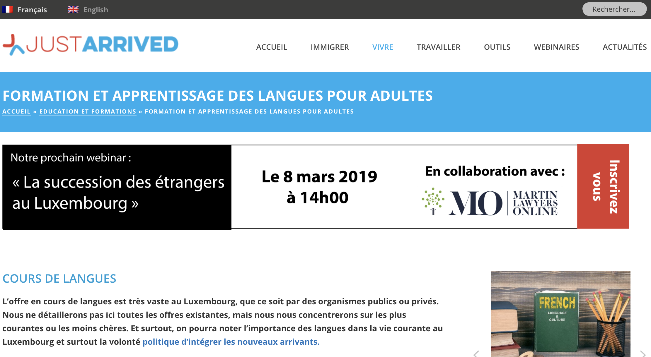 February 2015: Review on LearnLuxembourgish.com and services offered