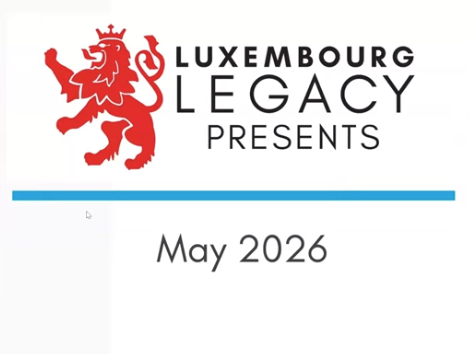 May 2026: webinar with Luxembourg Legacy