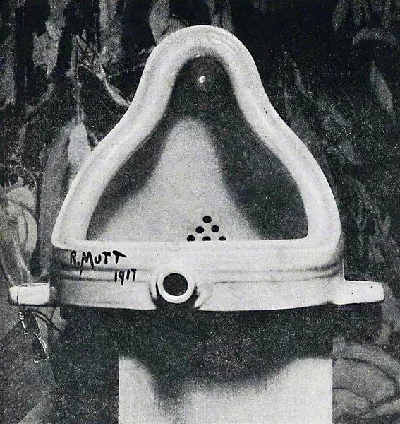 Fountain by Duchamp Image by Alfred Stieglitz