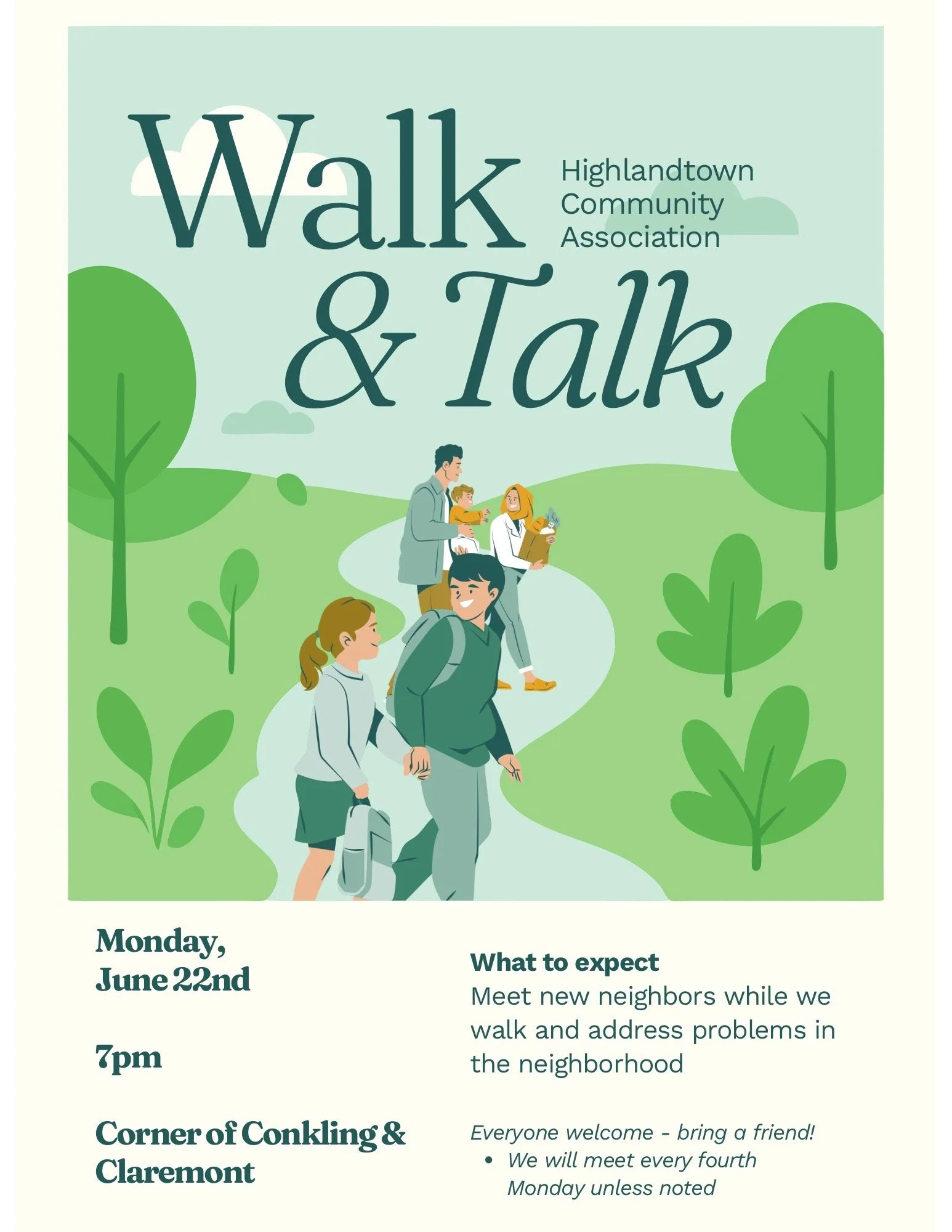 Walk & Talk - June 22nd