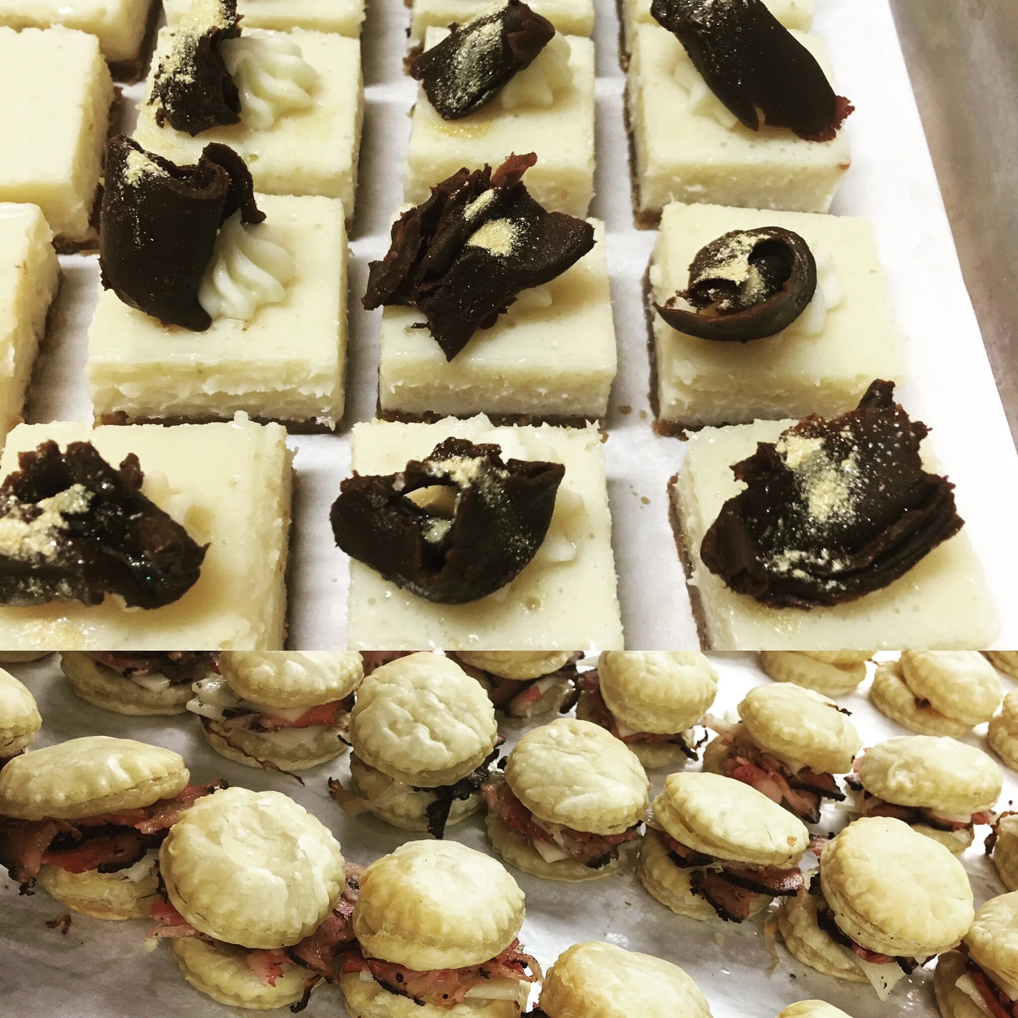 Mini Reubens and NY Style Cheesecake for the NEW YORK PHILHARMONIC