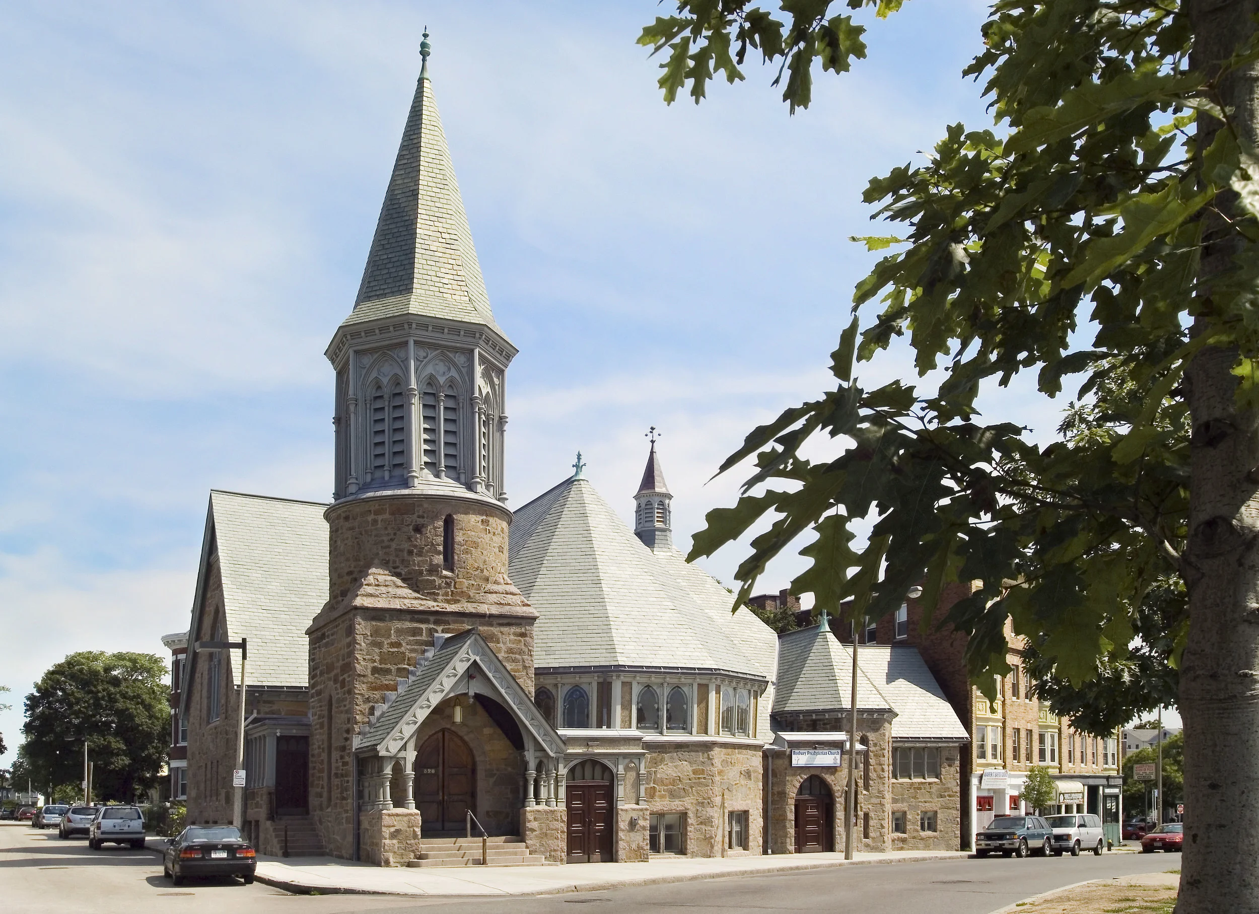 The Historic Roxbury Presbyterian Church (RPC) is located on the corner of Warren and Woodbine Streets in Roxbury, Massachusetts.