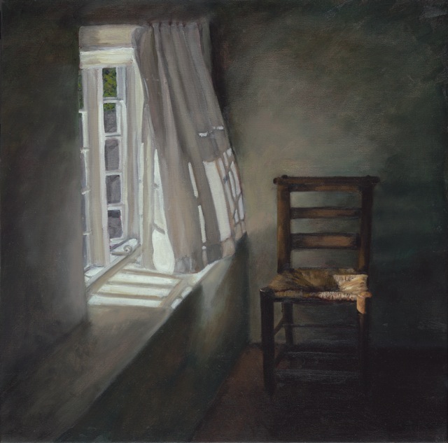 Window - Summer Morning - Dorset by Fanny Rush Oil on Canvas, 67cm x 67cm