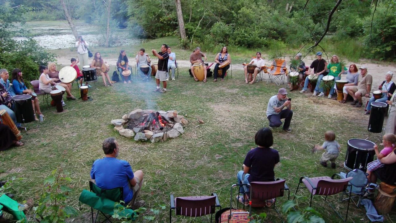 Drum Circle , Photograph courtesy of Jana Amsellem