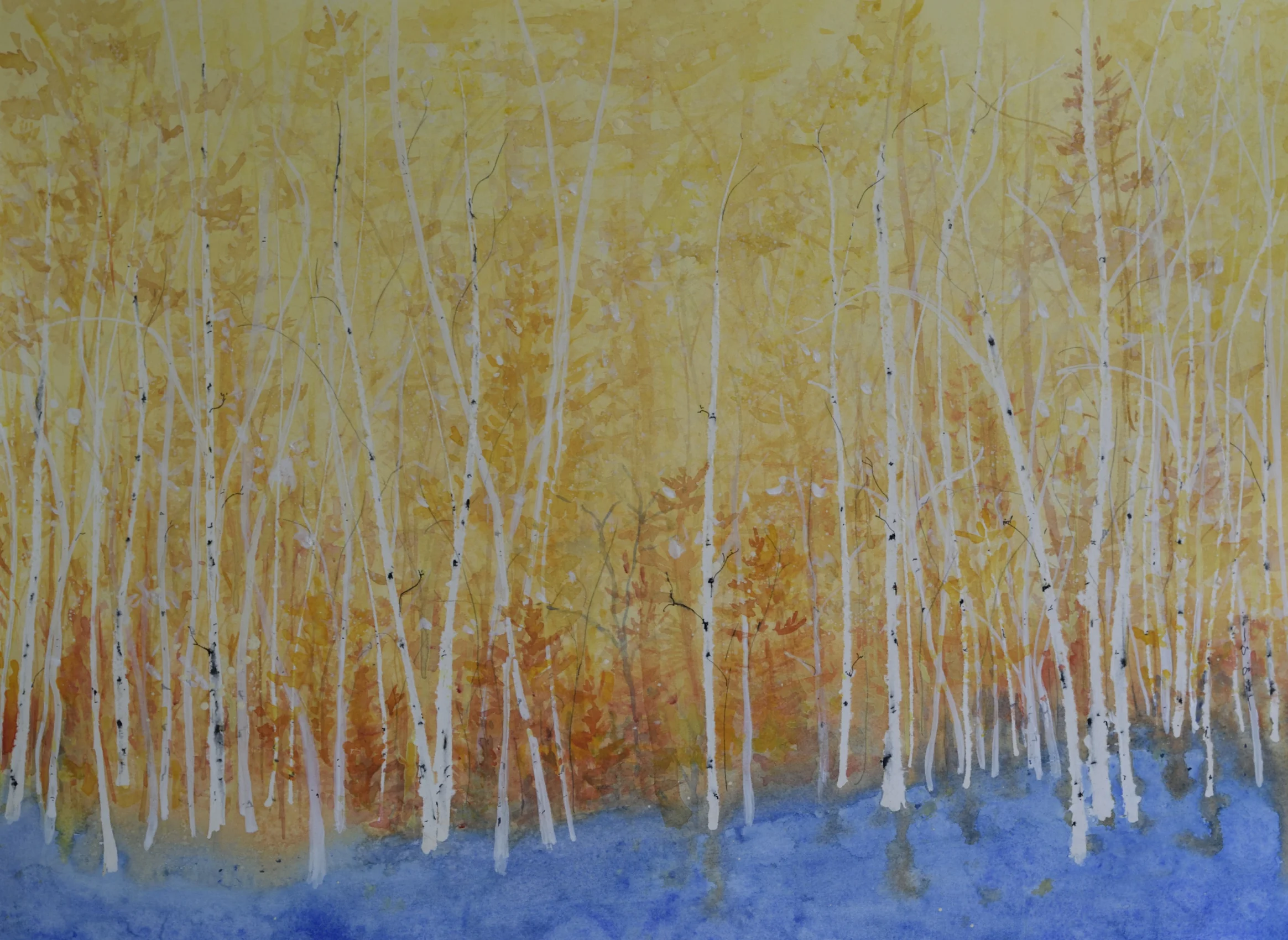 Morning | 23” x 28” | Watercolor on Paper