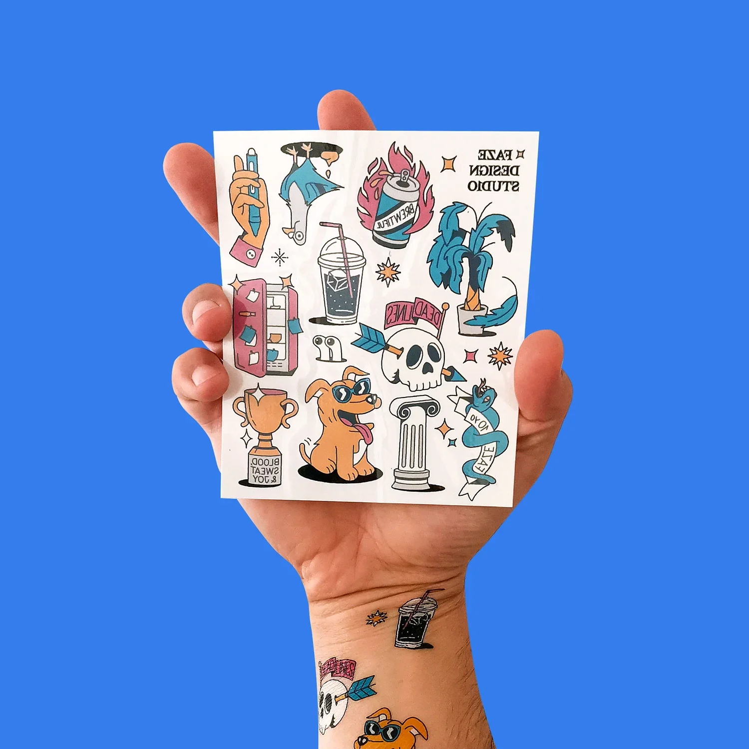 10 Years faze temporary tattoos