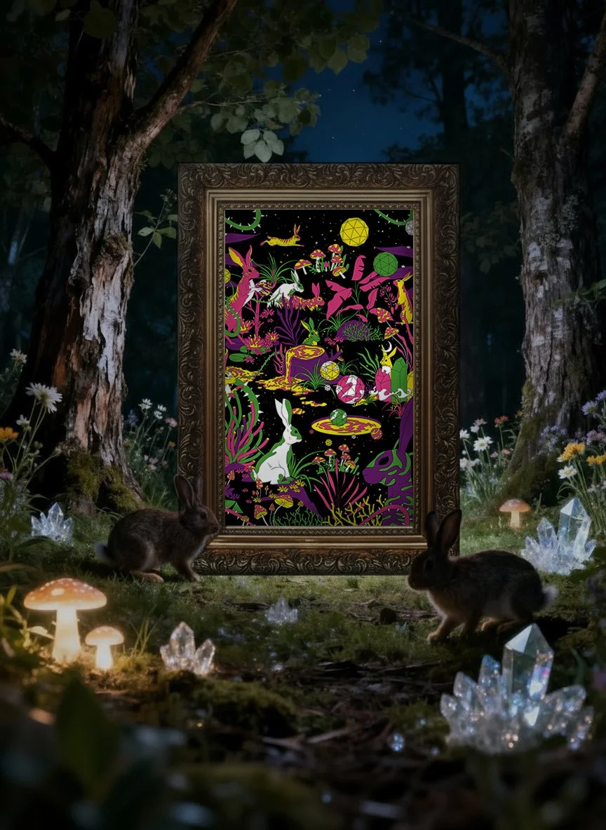 Rabbit Hole poster 50x70cm