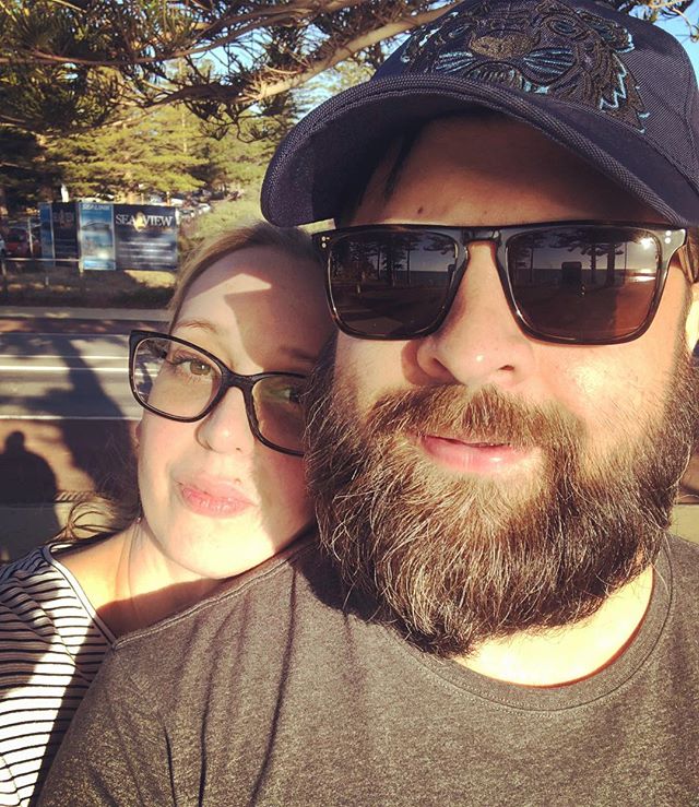 date night with my oaf ❤️☀️🥂