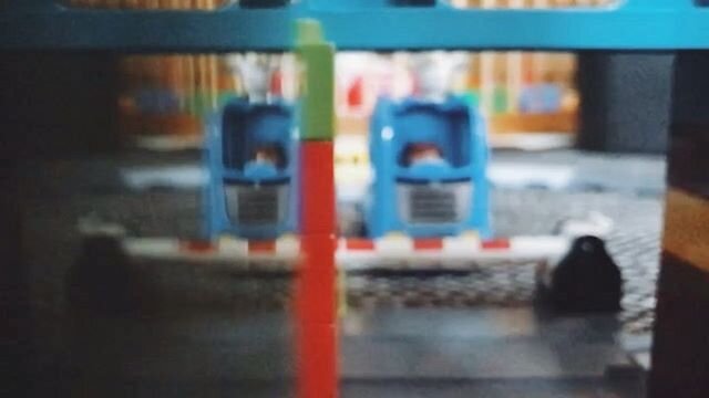 Down by the station early in the morning see the little duplo trains... chooo chooo chuff chuff away we go 🚂🚂🚂 #ezbostyle