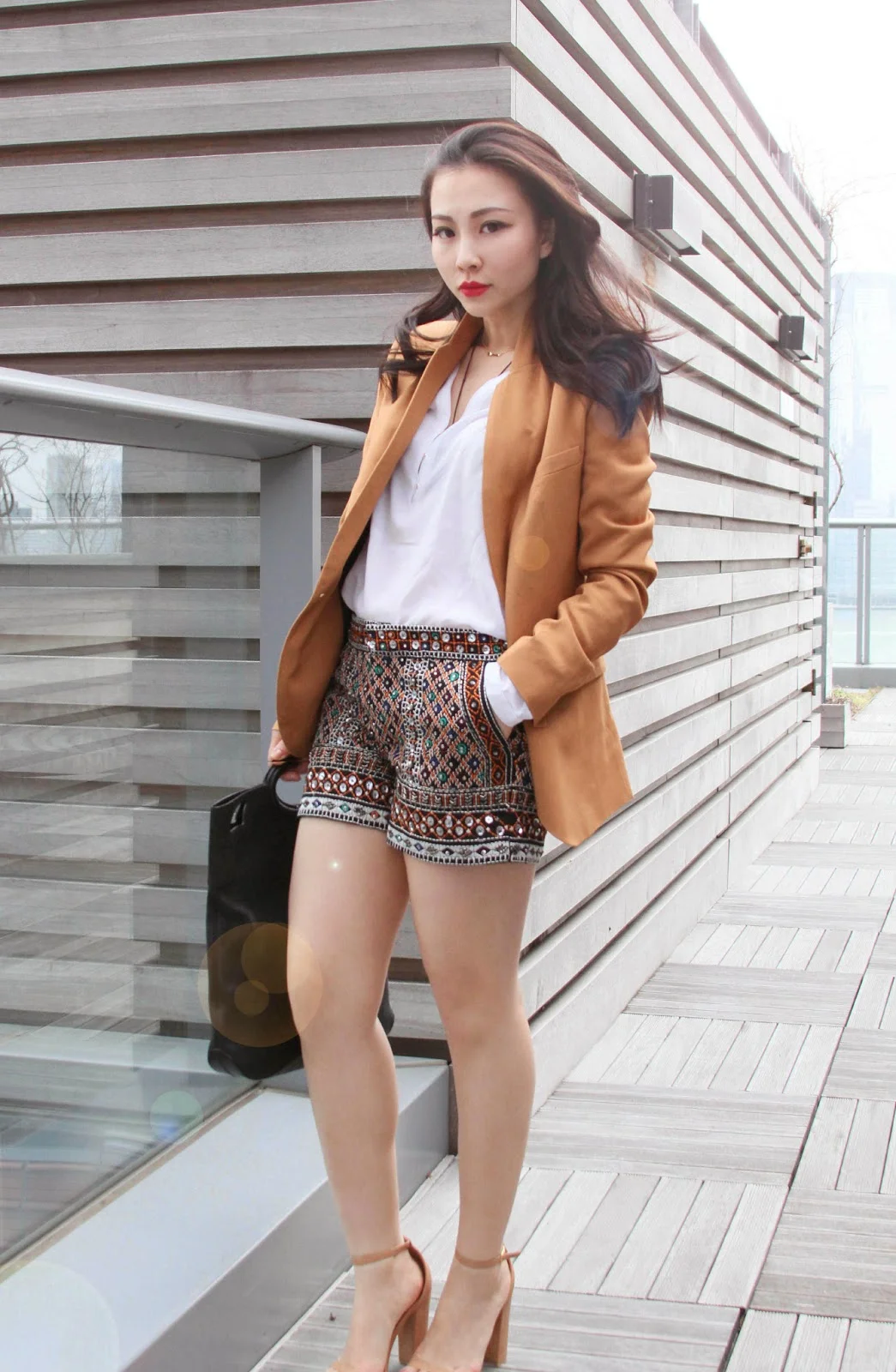 Shorts and blazer 