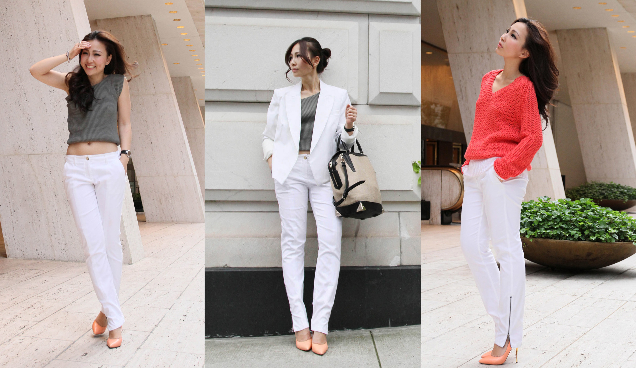 Outfits} How to wear white-The All white trend — T-Curate
