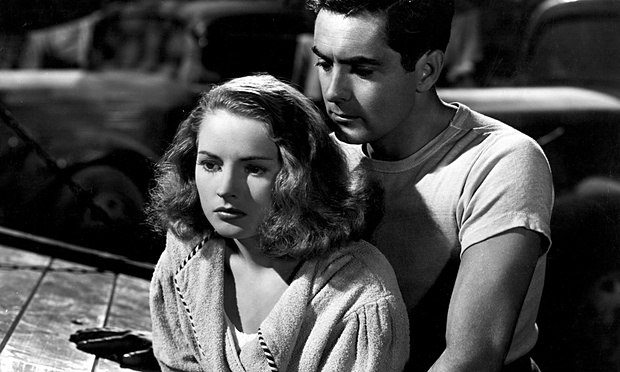 with Tyrone Power in Nightmare Alley (1947)