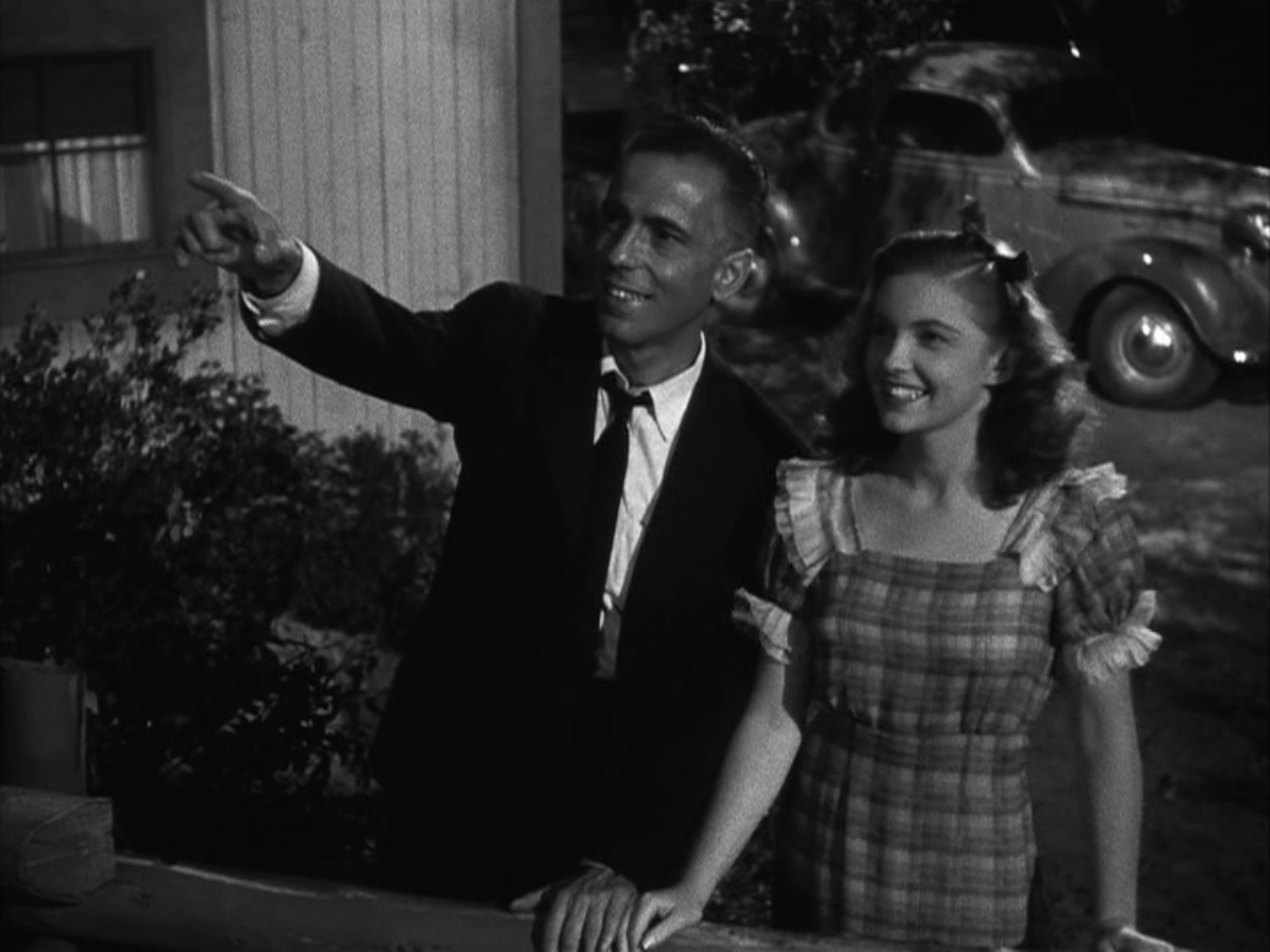 Joan Leslie with Humphrey Bogart in High Sierra (1941)