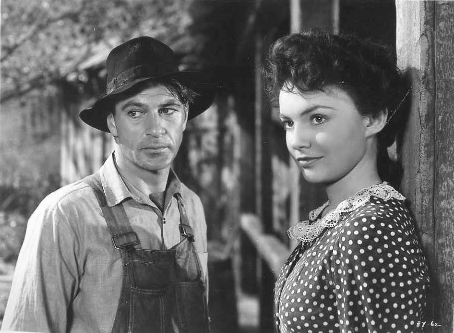 with Gary Cooper in Sergeant York (1941)
