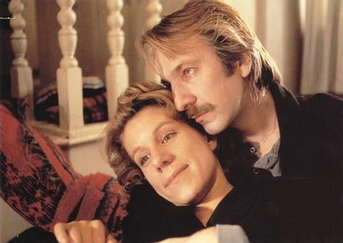 with Juliet Stevenson in Truly Madly Deeply (1990)