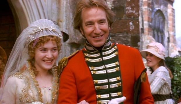 with Kate Winslet in Sense and Sensibility (1995)