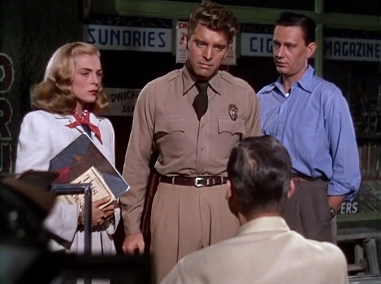 (Standing Left to Right) Lizabeth Scott, Burt Lancaster, Wendell Corey
