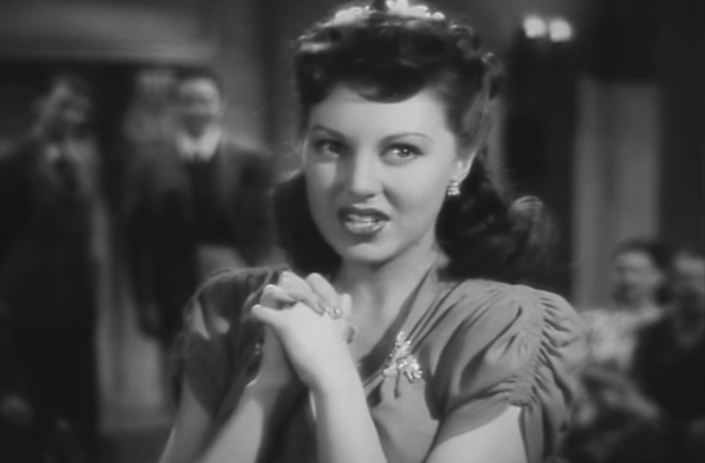 Fay McKenzie as Stephanie Lock in Cowboy Serenade