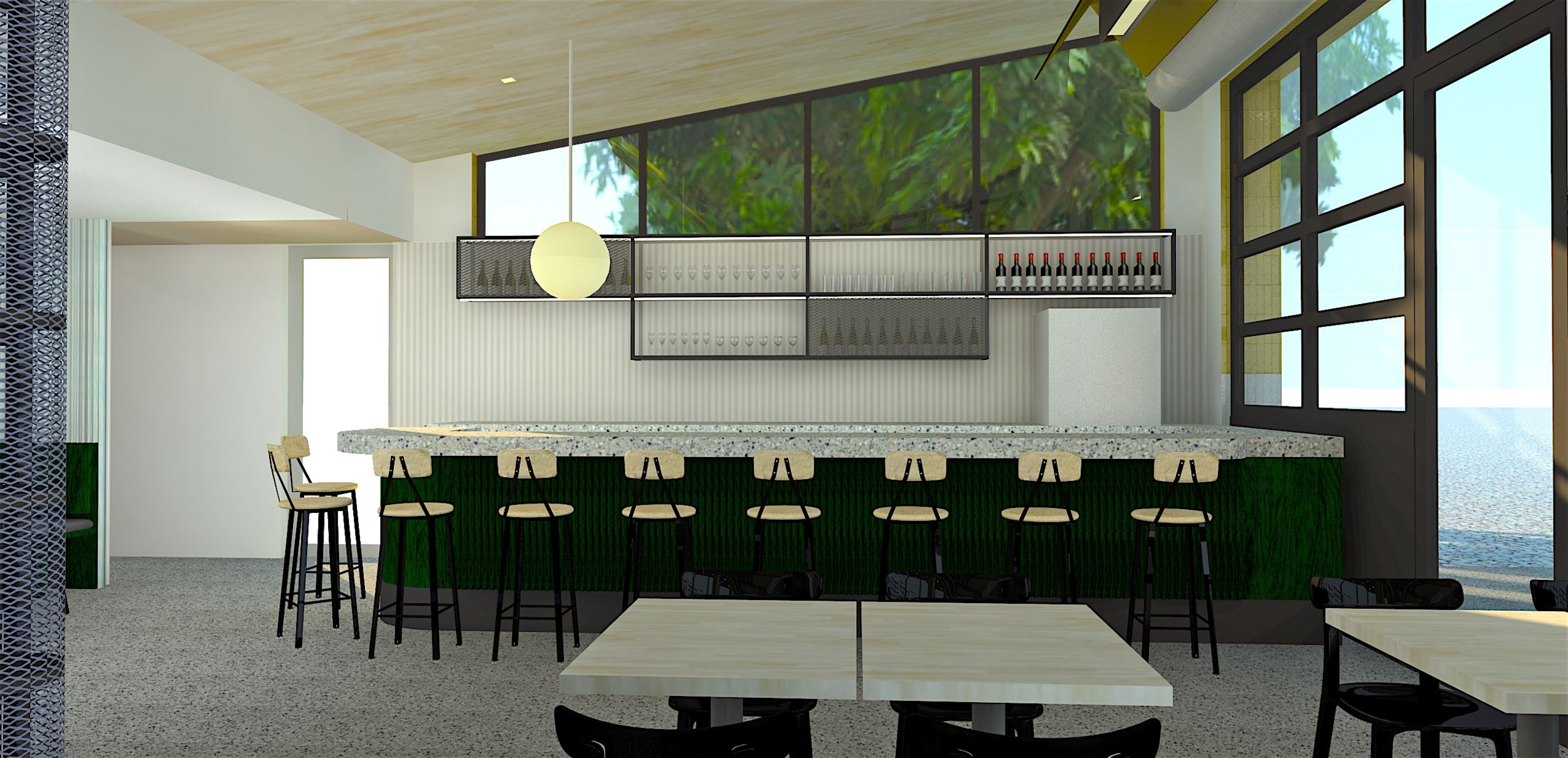 6. CLOSE UP VIEW OF BAR