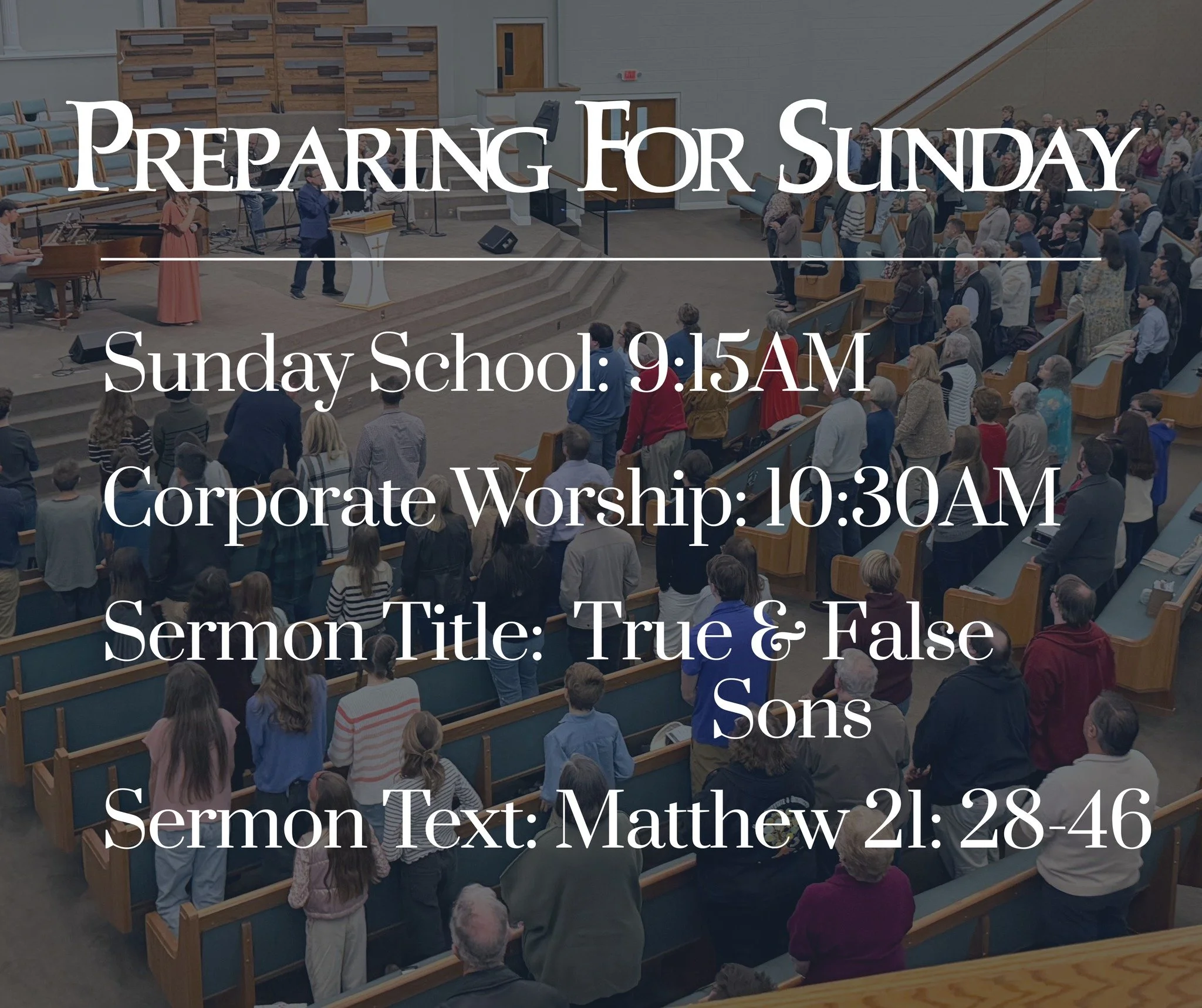 Join us this Sunday at 10:30 a.m. as we exalt our Lord and Savior, Jesus Christ. May Christ be magnified as we gather together. 
&mdash; https://faithfamilyonline.com/ 
&mdash;https://www.youtube.com/@faithfamilyfellowship1577/streams .