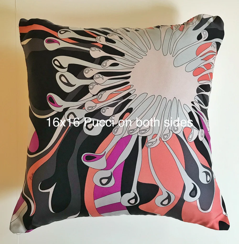 Pucci Analeise Spring Pillow 16x16 — Tracy Smith New York | Sofa