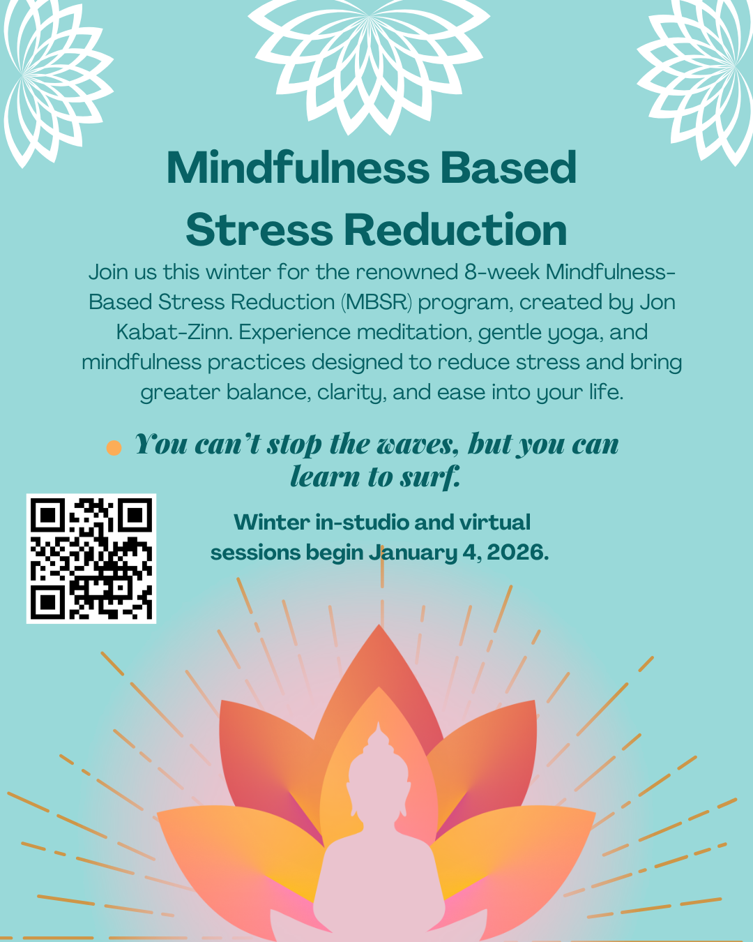MBSR (Mindfulness-Based Stress Reduction) - WINTER 2026 Sessions
