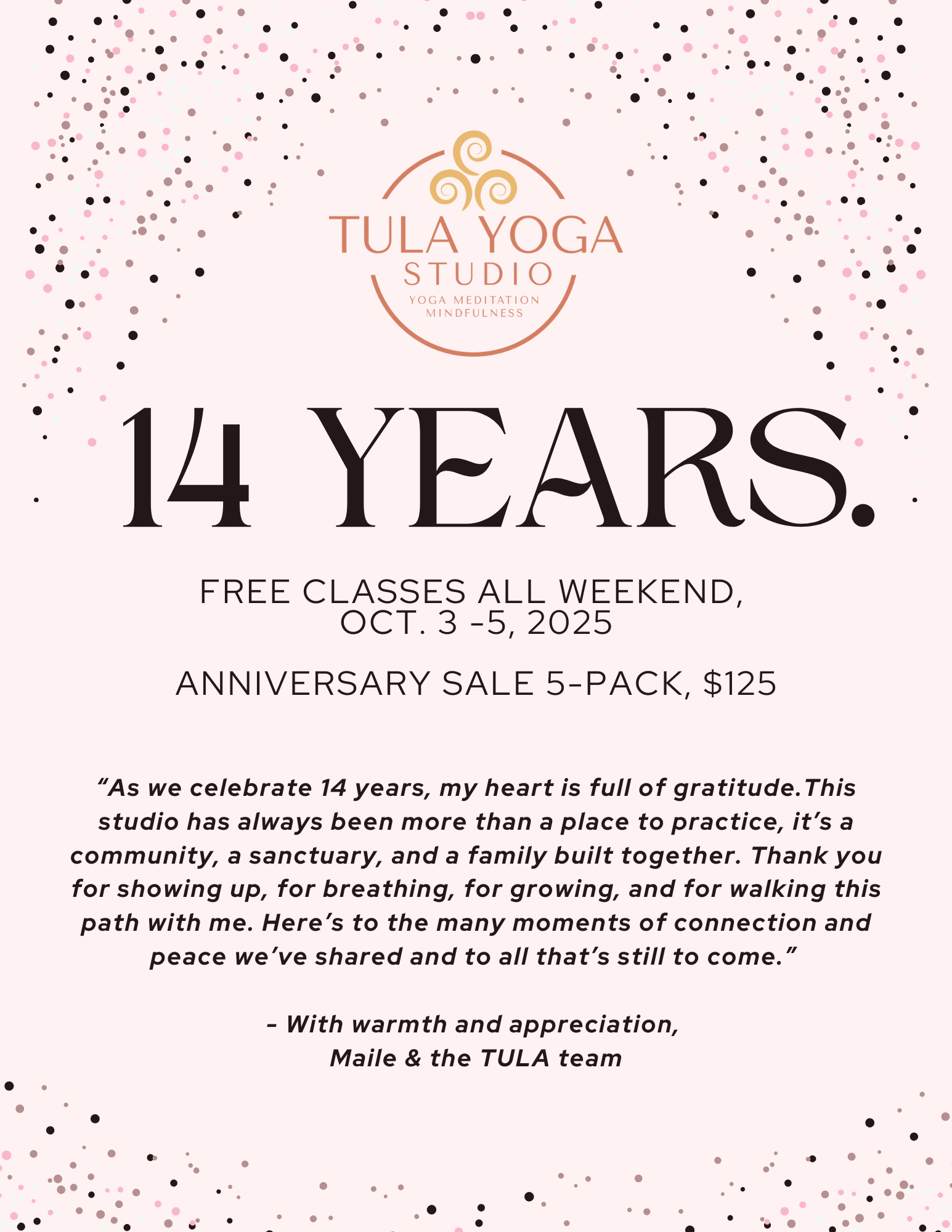 Tula's 14th Birthday Celebration