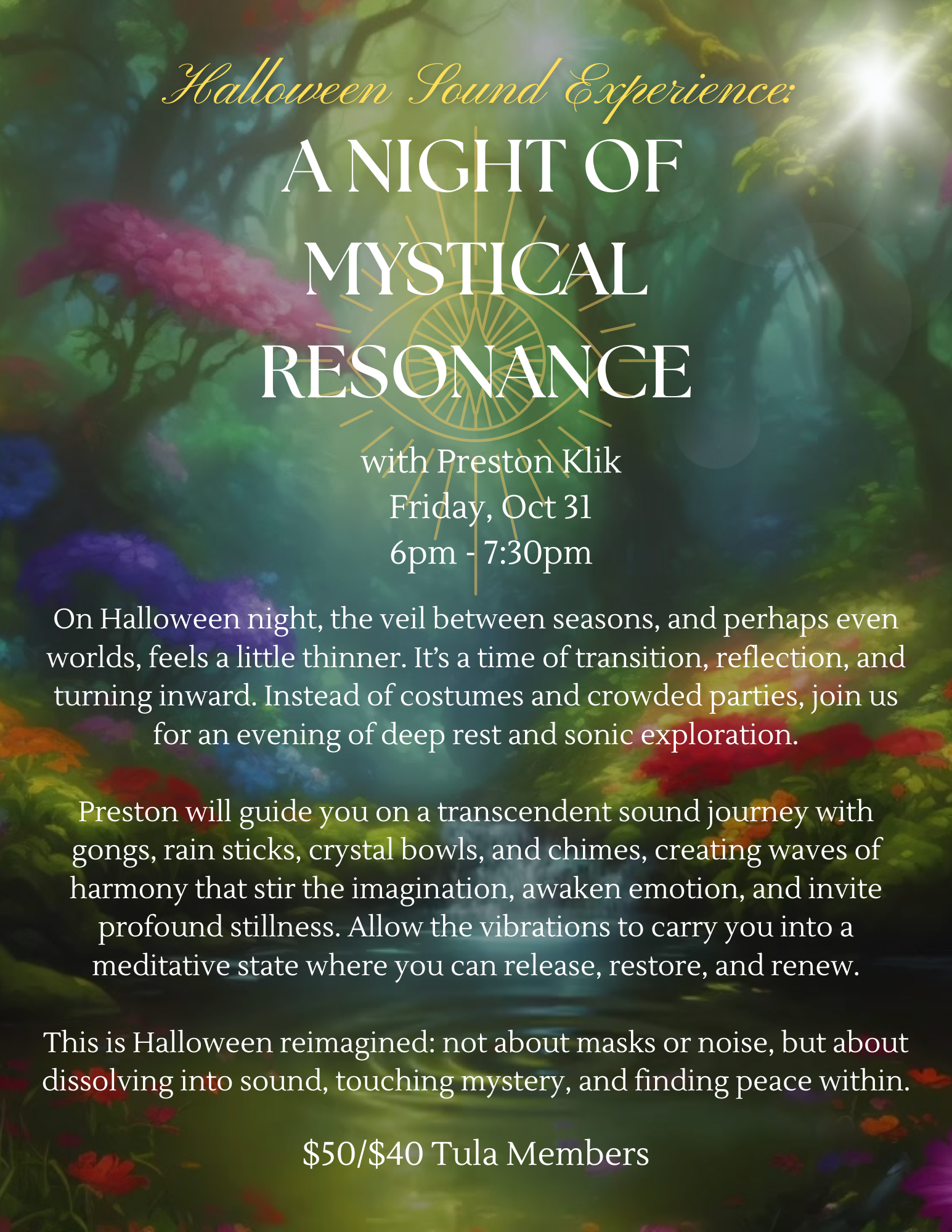 Halloween Sound Experience: A Night of Mystical Resonance