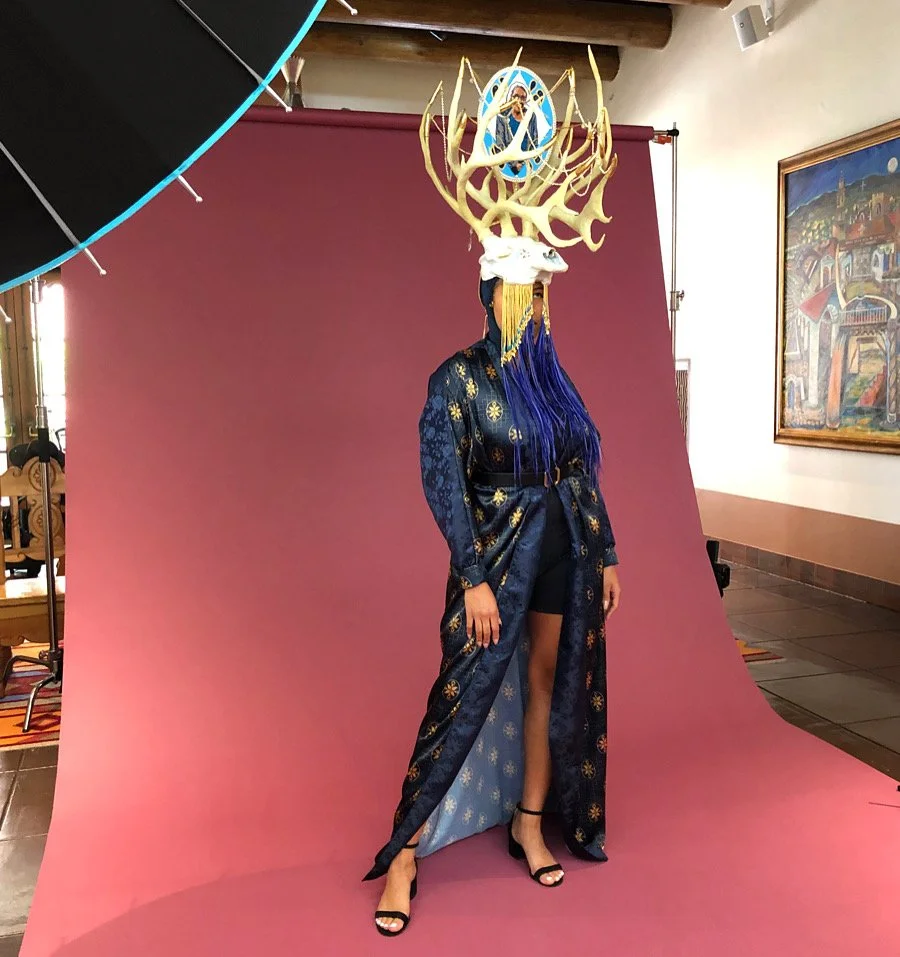 Ancestor Dreamin', backstage at the 2022 SWAIA Fashion Show