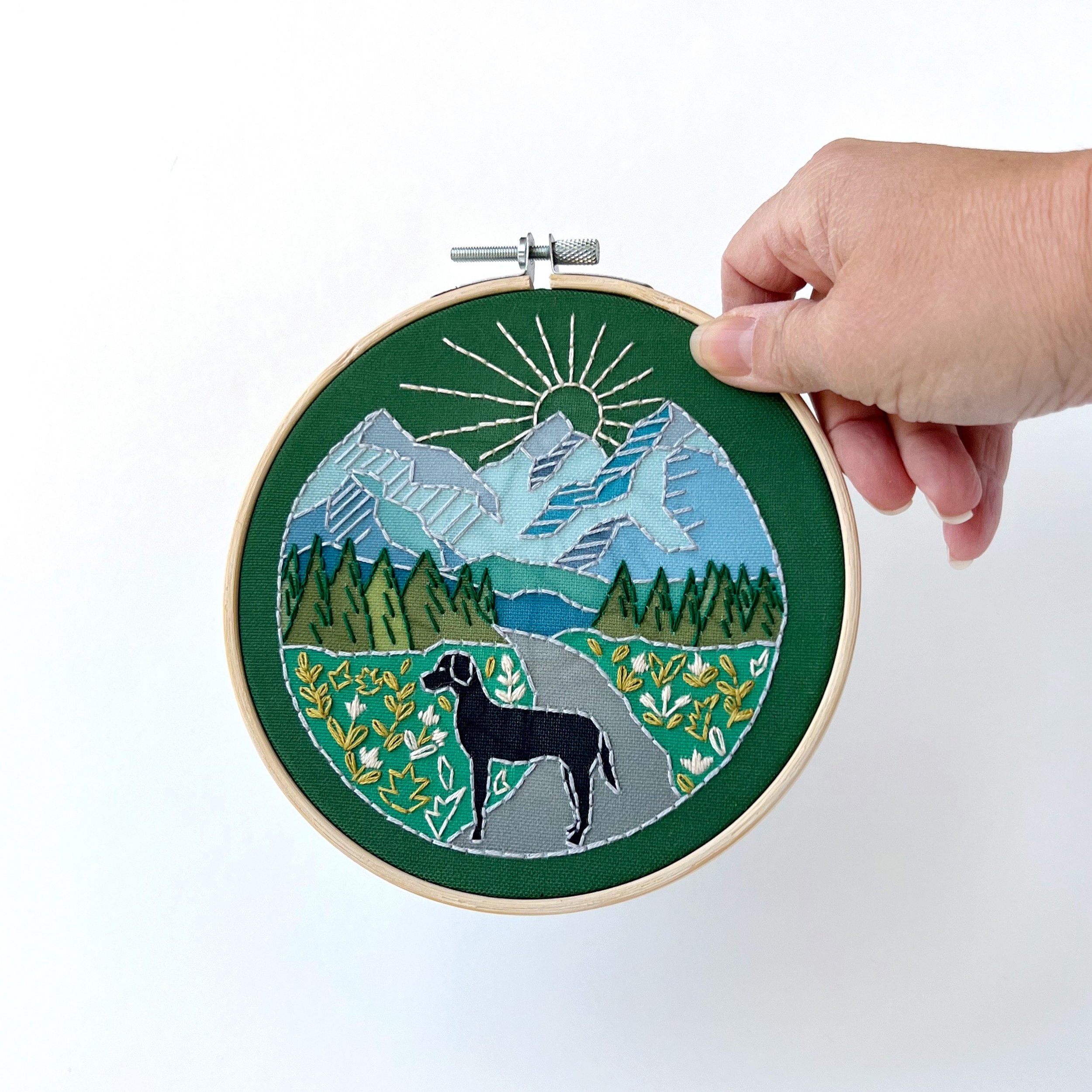 Trail Dog Embroidery Kit — rikrack