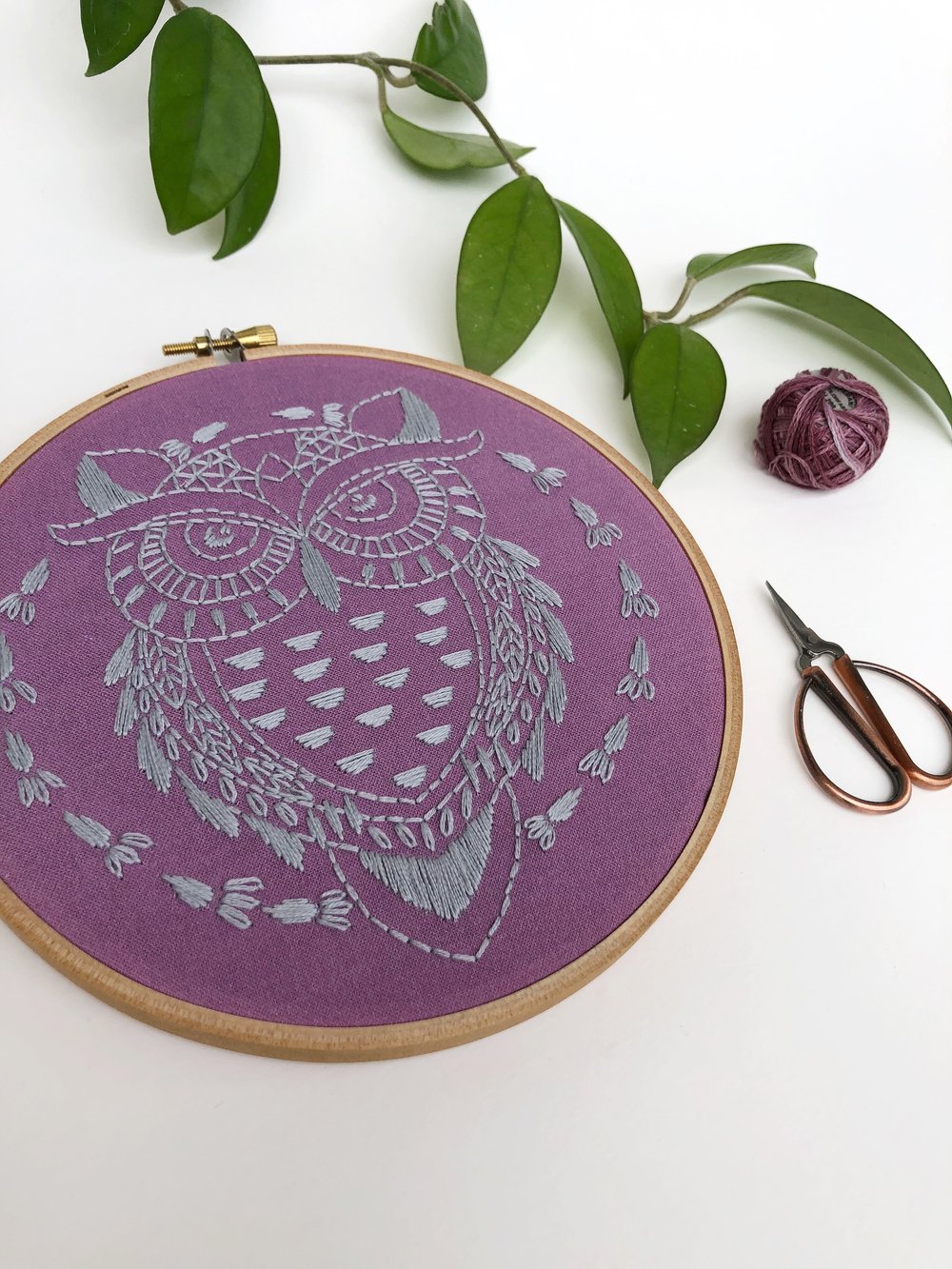 Night Court Embroidery Kit - OwlCrate