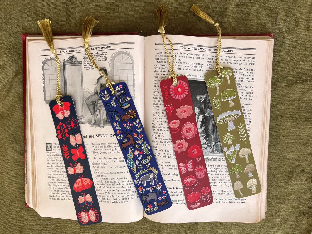 embroidery tassel bookmark value pack — rikrack