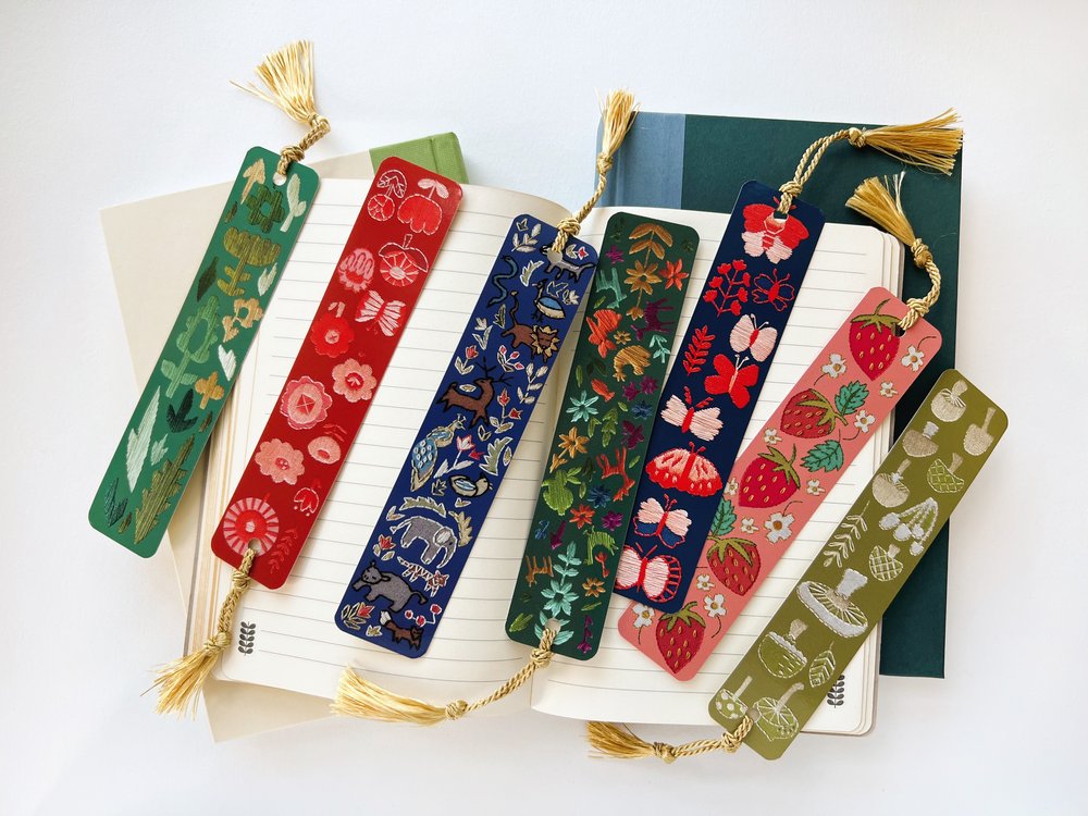 embroidery tassel bookmark value pack — rikrack