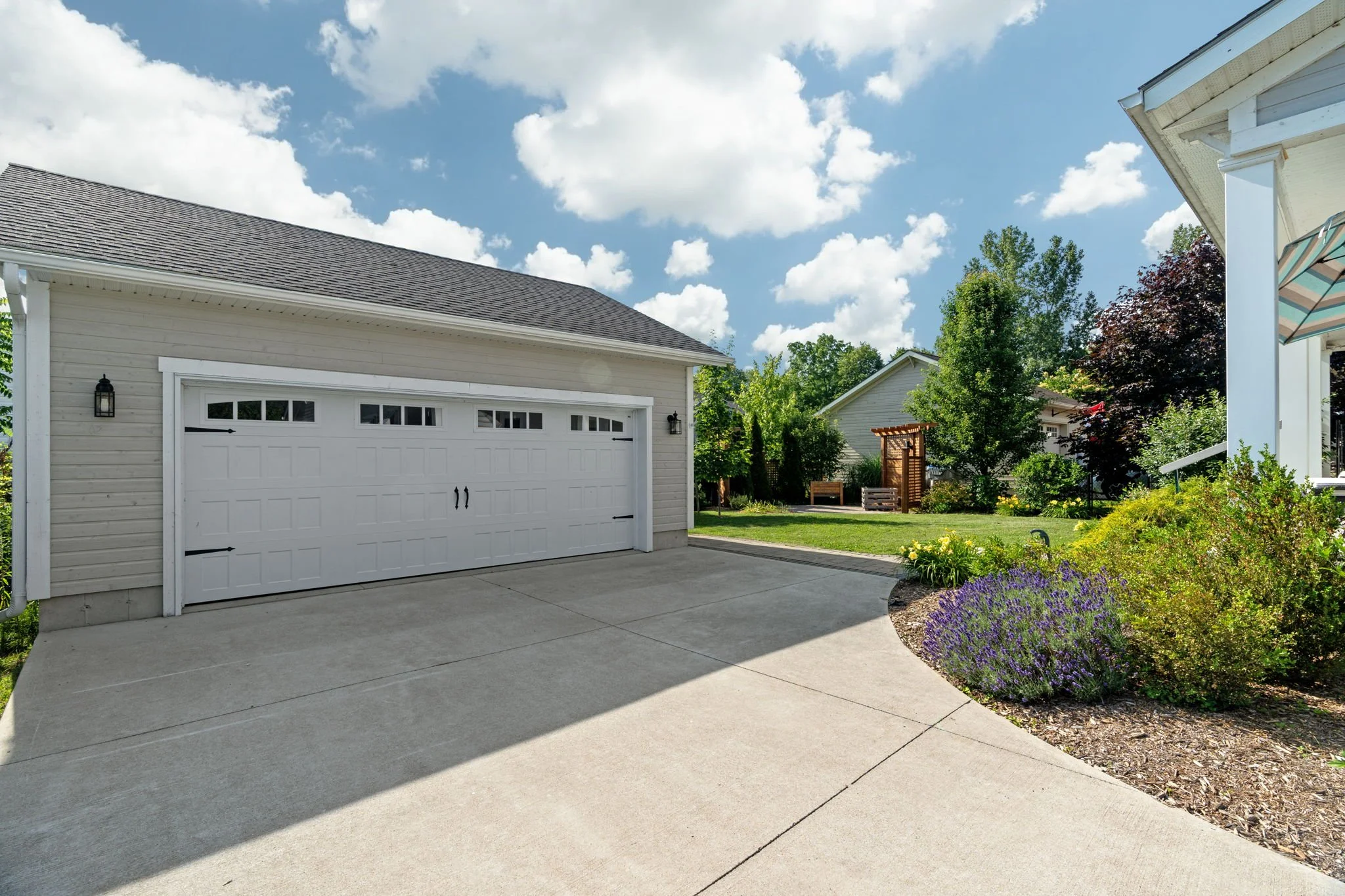 Spacious Two car garage