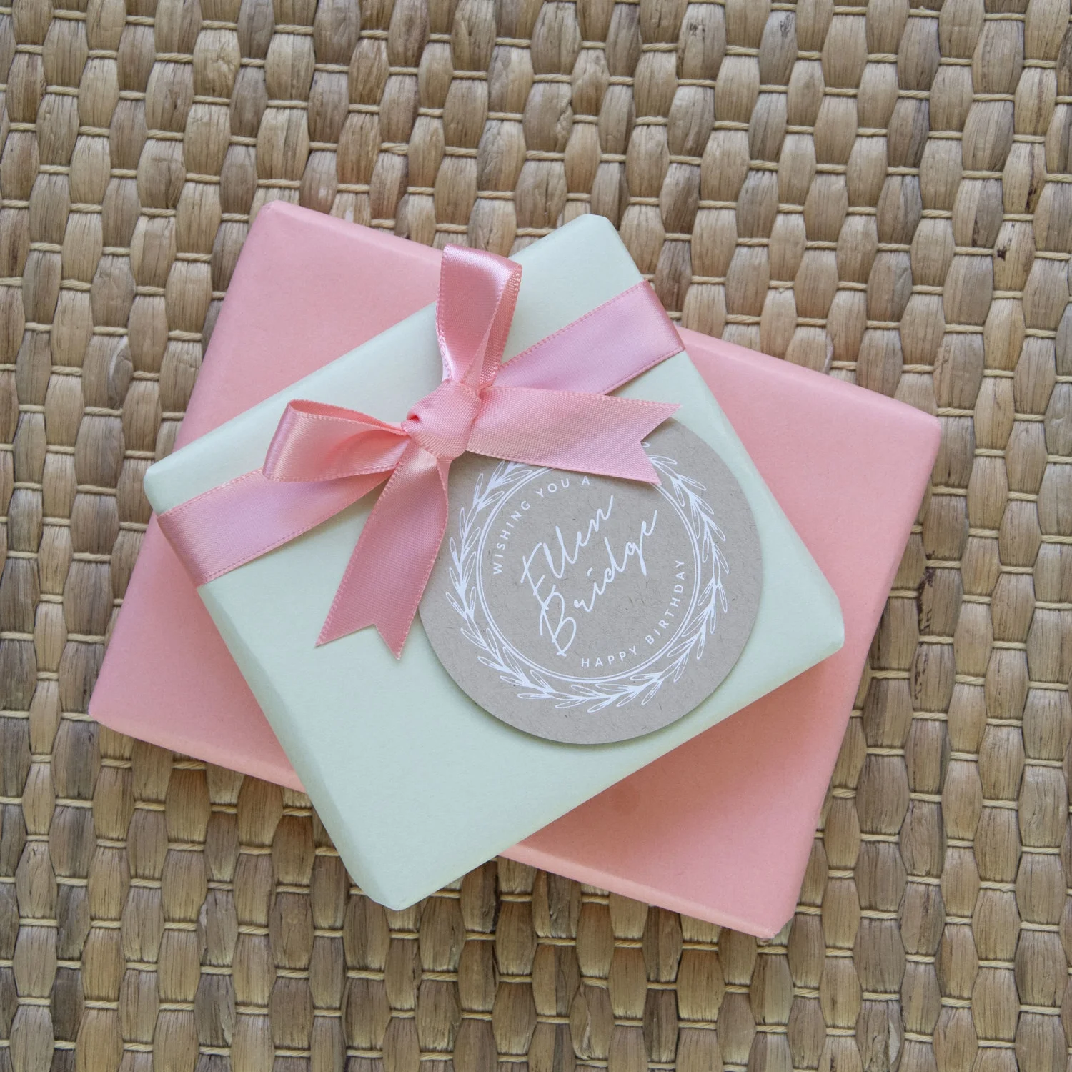 custom printed gift tags