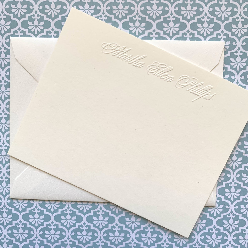 Engraved Border 2-Up Invitation & Announcement Card Stock with Envelopes