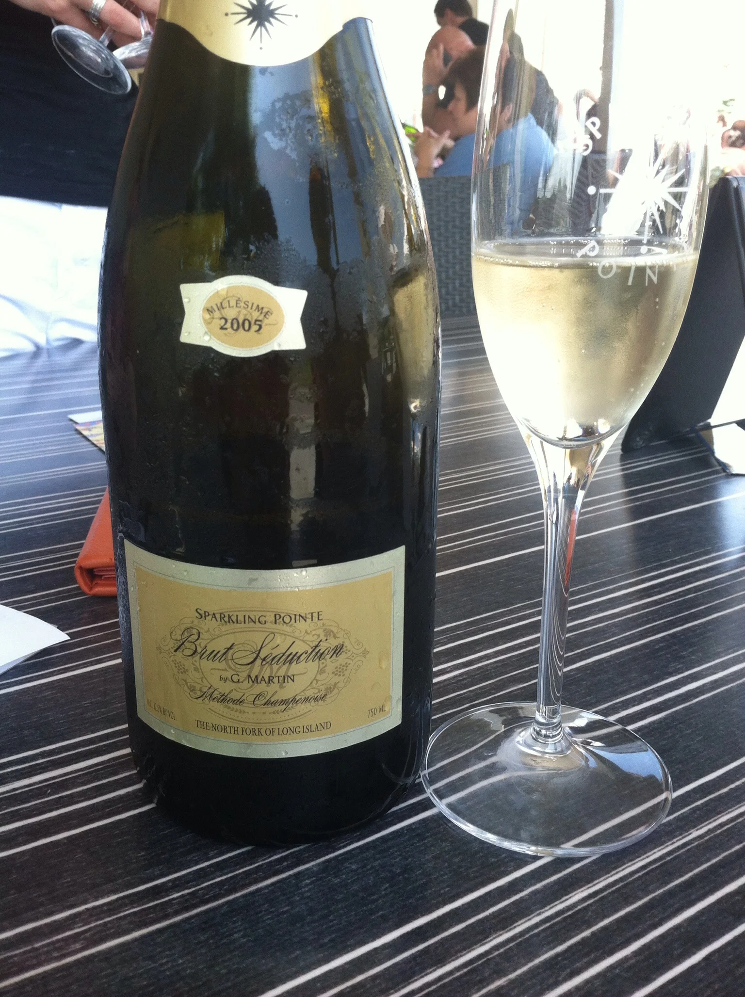 Sparking Point Brut Seduction, 2005. Photo by Shana Sokol, Shana Speaks Wine.