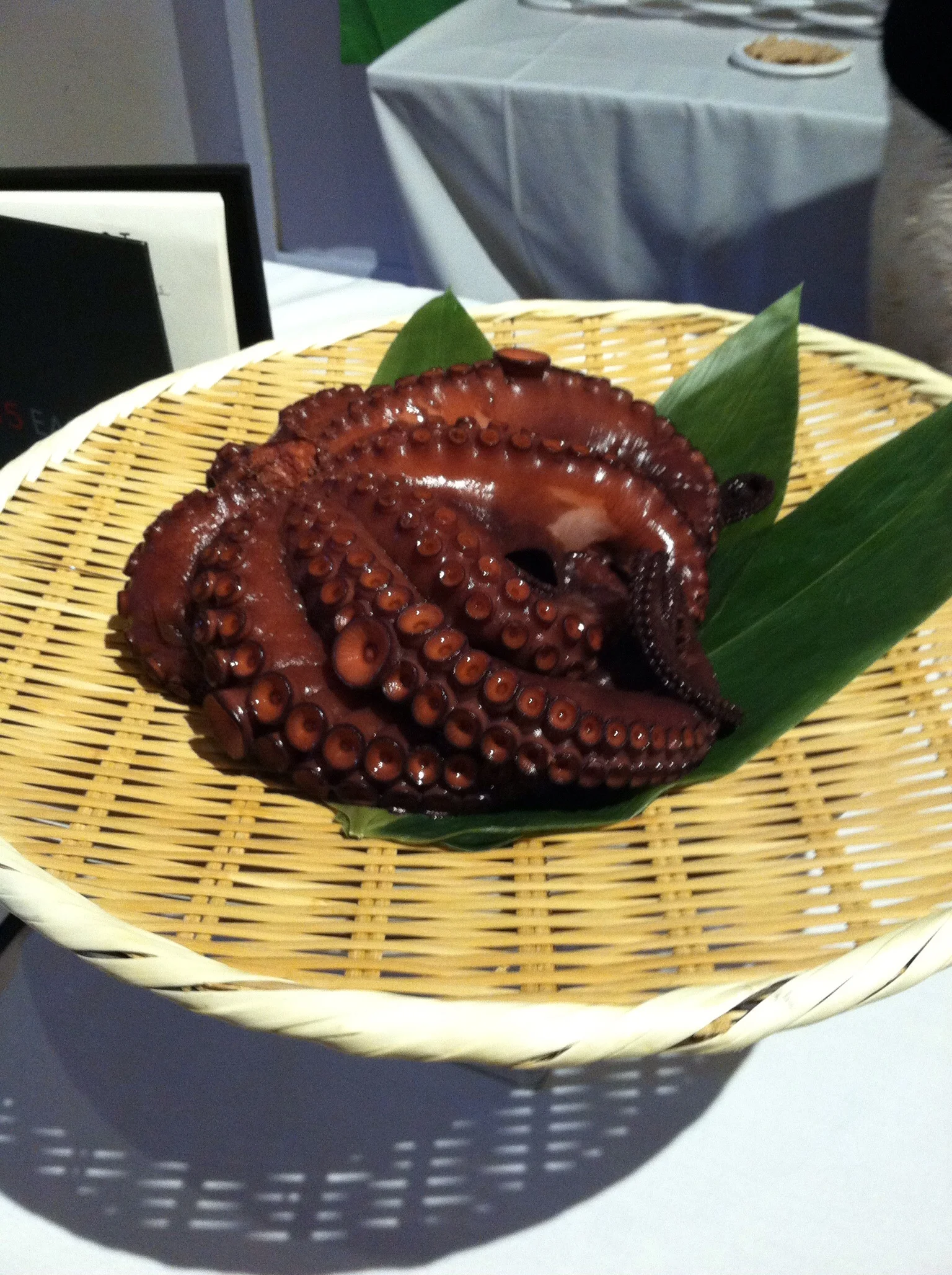 That's a whole octopus, isn't it purdy? Photo by Shana Sokol, Shana Speaks Wine.