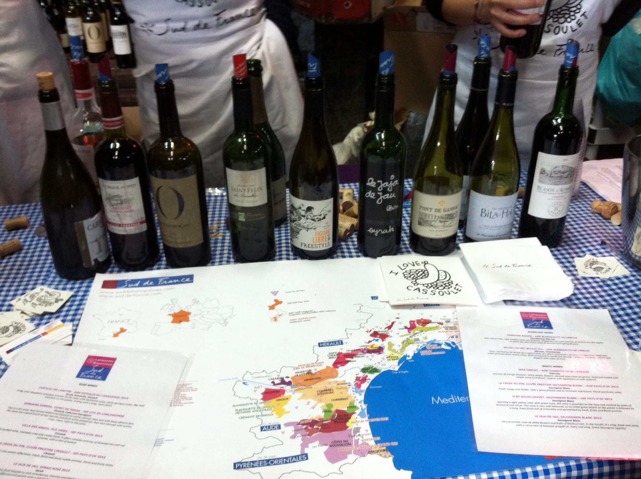 Sud de France wine tasting. Photo by Shana Sokol, Shana Speaks Wine.